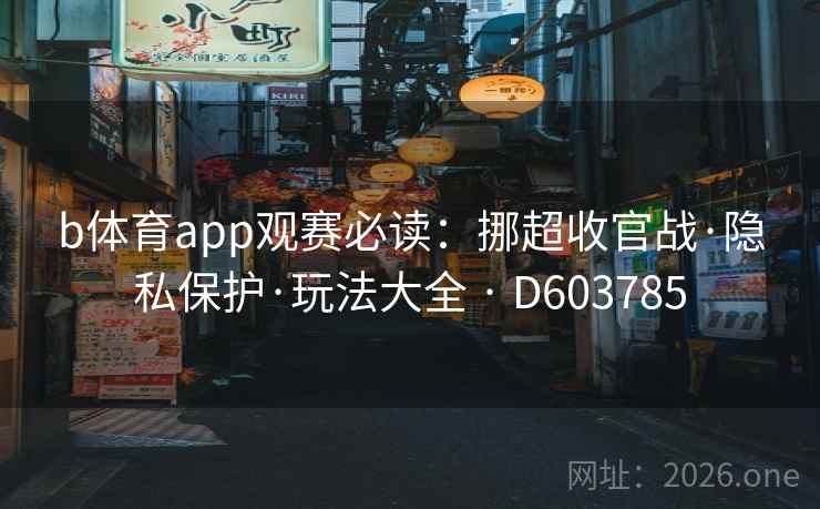 b体育app观赛必读:挪超收官战·隐私保护·玩法大全 · D603785 b体育app观赛必读:挪超收官战·隐私保护·玩法大全 · D603785