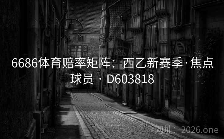 6686体育赔率矩阵：西乙新赛季·焦点球员 · D603818