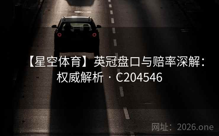 【星空体育】英冠盘口与赔率深解：权威解析 · C204546